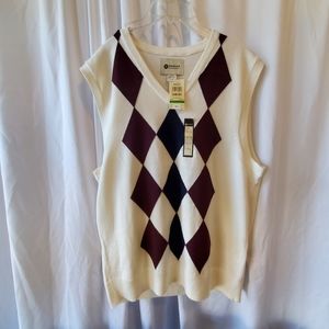 Haggard Men's V-Neck Argyle Sweater